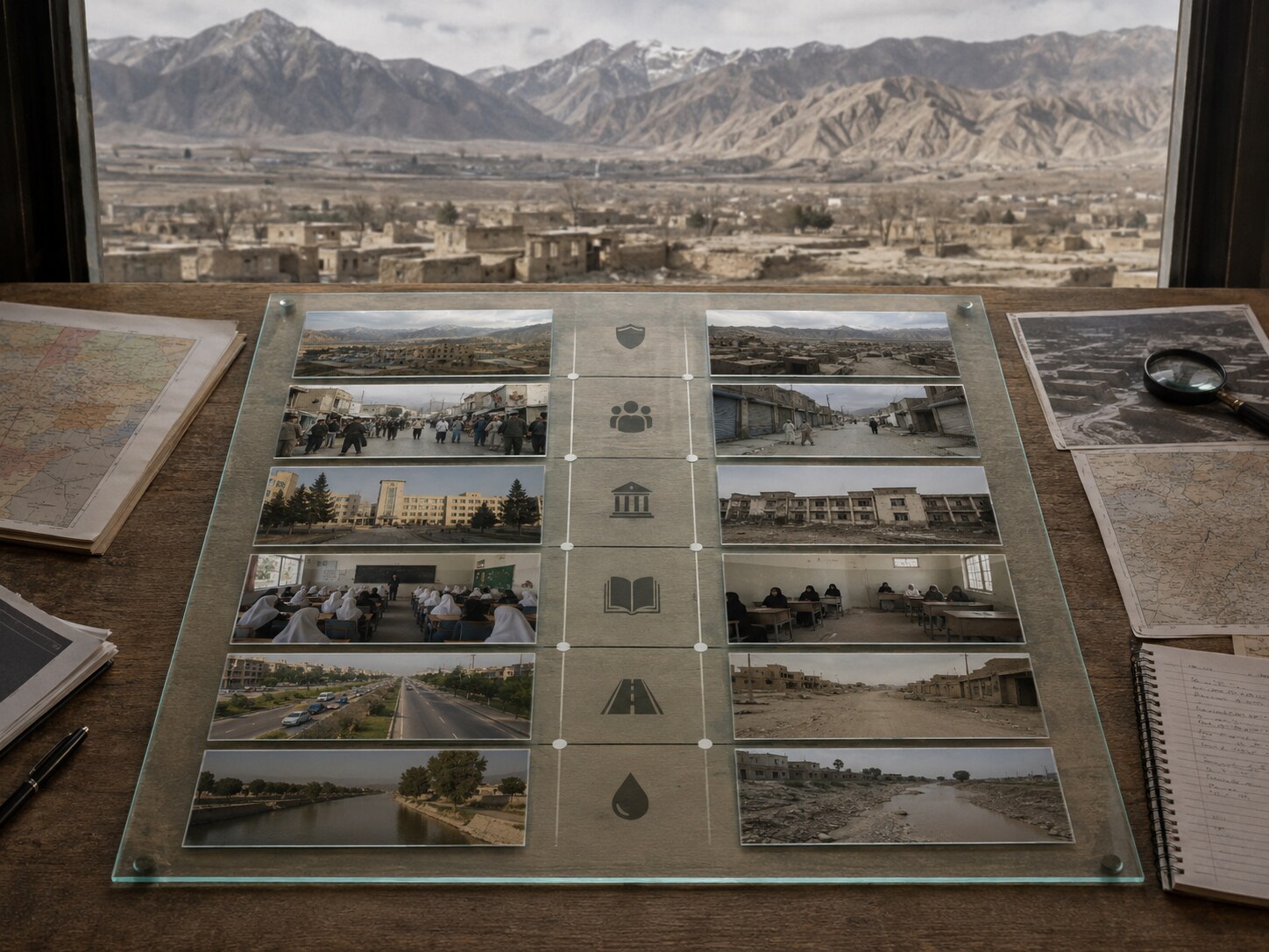 A table on the Taliban