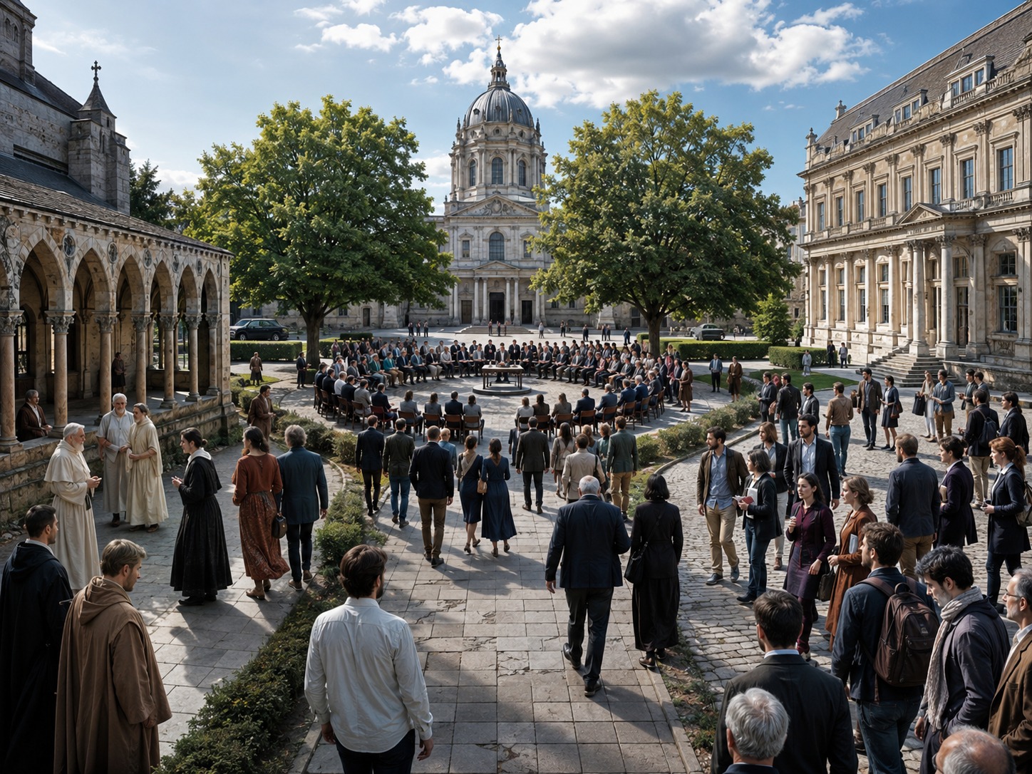 Paths to Democracy, Catholic and Secular