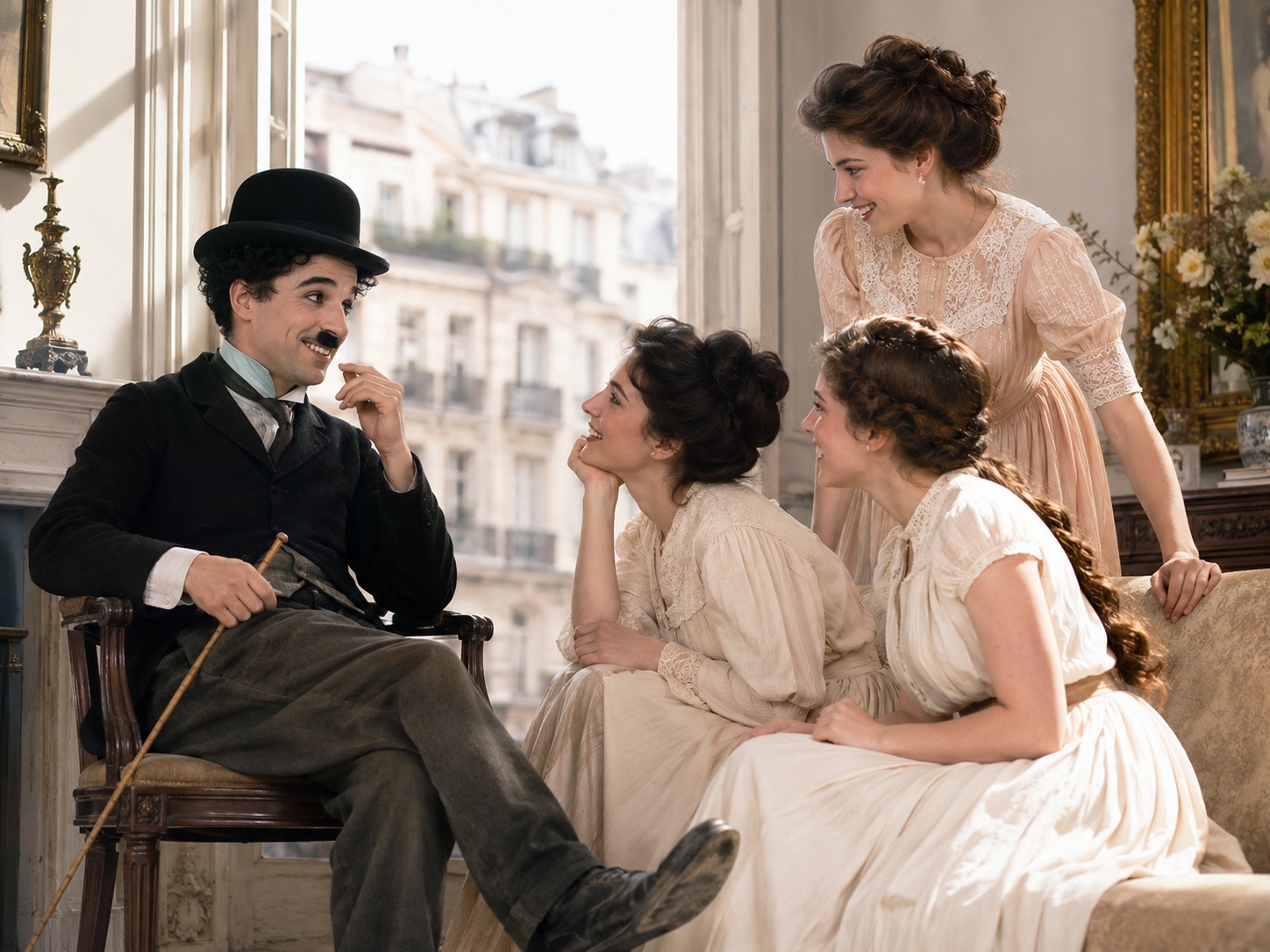 Very Young Ladies and the Tramp