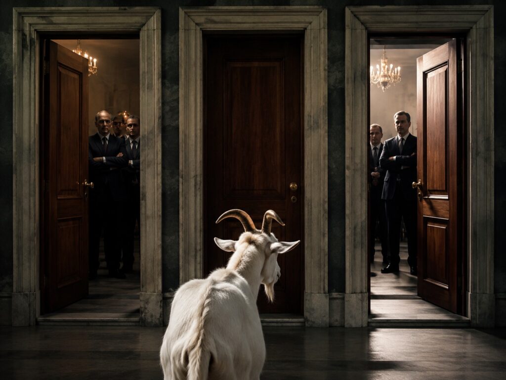 Acting the goat with the Greeks