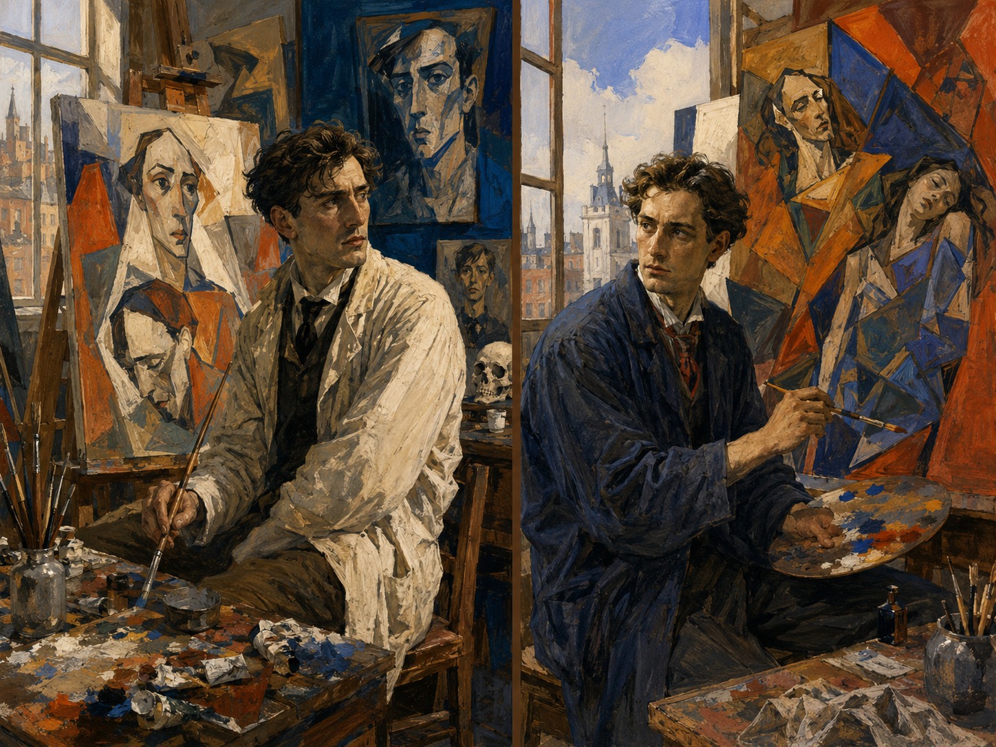 Tormented prophets of apocalyptic art