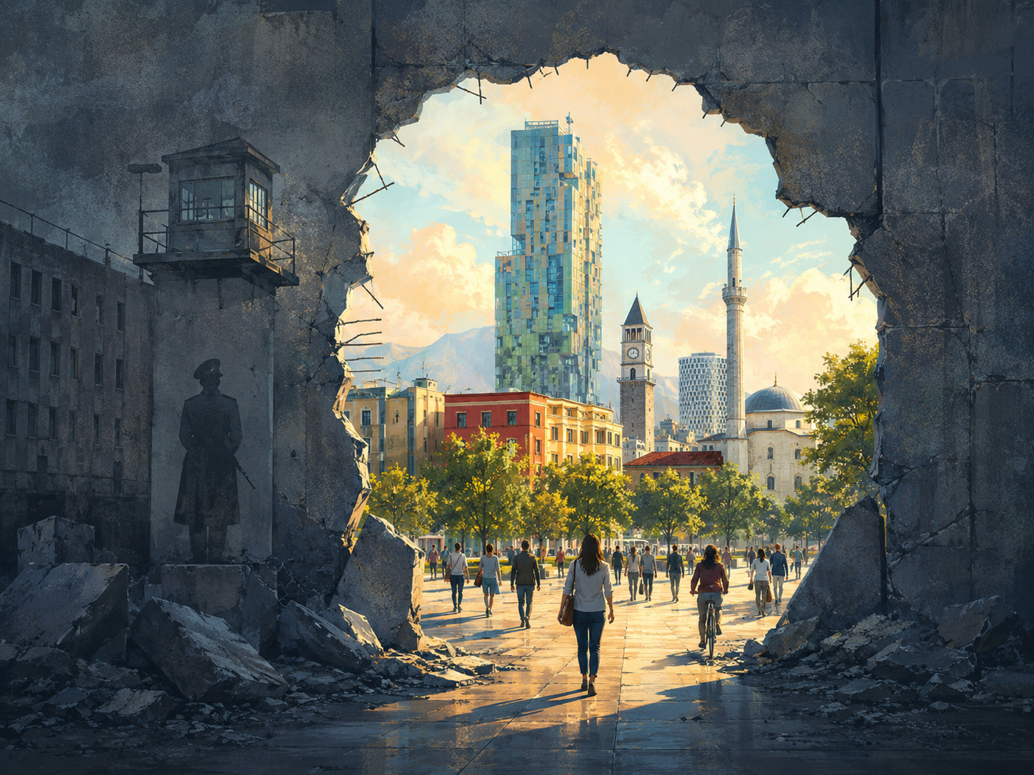 Capitalist rebirth of Hoxha's hellhole