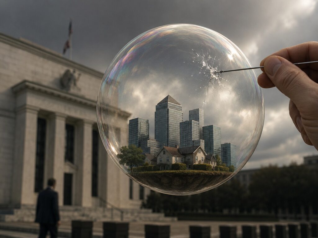 Alan Greenspan's bubble deflated