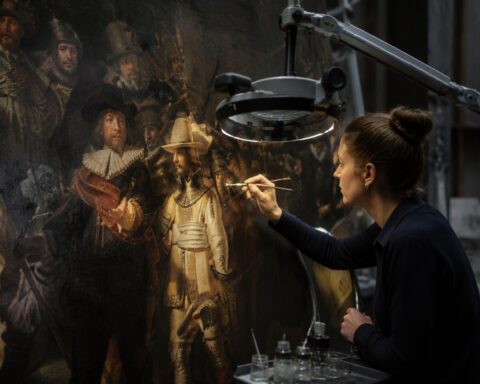 A brush with painting’s history