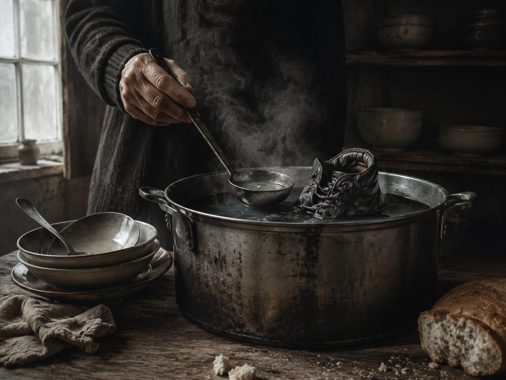Boiled shoes